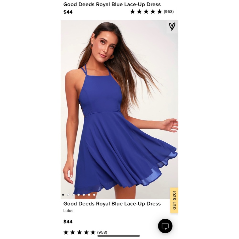 NWOT Lulus Dress